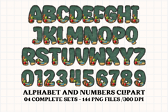 Back to School Alphabet png, letters doodle, school clipart Product Image 2