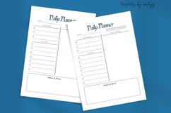Sleek Digital Daily Planner Template Canva | Editable Daily Product Image 2