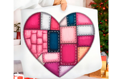 Crochet Yarn Valentine Heart Png Product Image 1