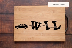 Car Letters SVG Bundle | SVG, DXF, PNG Product Image 6