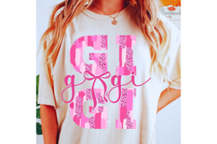 GIGI Valentines Coquette Brushstroke PNG | Vday Grandma Gift Product Image 2