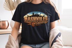 Nashville Tennessee PNG, Music City Skyline Sublimation Product Image 8