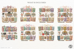 Teacher School Sublimation Png Bundle Product Image 4