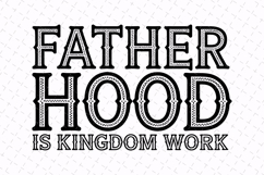 Fatherhood Svg | Father's day Svg | Svg Cut File Product Image 1