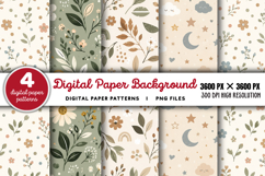 Digital Paper Backgrounds PNG Product Image 1