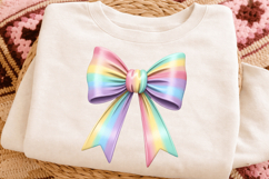 Brushstroke Easter Bow Sublimation Clipart,Easter Bow PNG Product Image 2