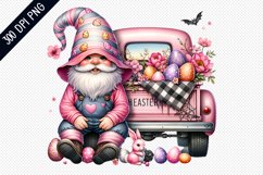 Easter Day Gnome - Sublimation Clipart PNG Design Product Image 1
