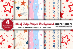 4th Of July Stripes Background PNG Product Image 1