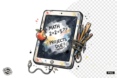 Whimsical Back To School Clipart - Quirky School PNG Product Image 1