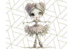 Creepy Dolls Clipart PNG Haunted Toy Characters Product Image 4