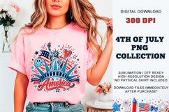 America Liberty Crown PNG | Sublimation DTF Product Image 8