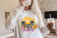 Summer Vibes PNG sublimation |Beach & Summer PNG T-Shirt Product Image 9