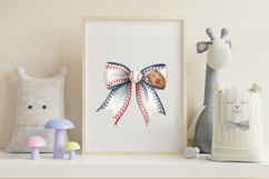Baseball Mom Coquette Bow Clipart Product Image 7