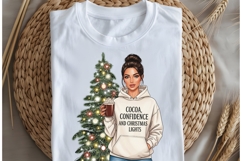 Christmas motivational women png design for T-shirts Product Image 5