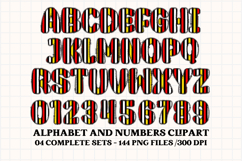 Happy Mouse Alphabet Clipart, happy mouse letters doodle Product Image 2
