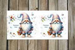 Summer gnome | 8 flowers Sublimation Mug designs Product Image 8