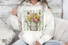 Moms Make Everything Grow PNG, Floral Mom Sublimation Product Image 7