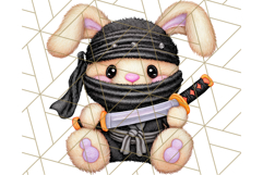 Halloween Bunny Clipart, Cute Bunnies in Costumes PNG Product Image 4