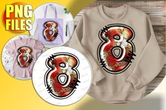 8 Doodle Letter Valentine Romantic Playful Style! Product Image 1
