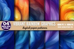 Vibrant Rainbow Graphics Backgrounds Bundle JPG Product Image 9