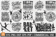 Ballet Mom Svg Cut File Bundle | Dance Fees Accepted Quotes Product Image 1