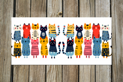 Colorful Cats | pets Mug Sublimation design PL2 Product Image 4