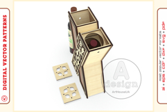 Wine Box v120 - laser cutting file - Glowforge ready SVG Product Image 8