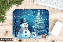 Christmas Snowman Mouse Pad Bundle - Christmas Sublimation Product Image 9