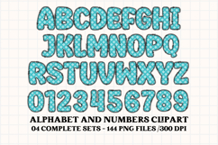 Frozen Princess Alphabet png clipart, Frozen letters doodle Product Image 2