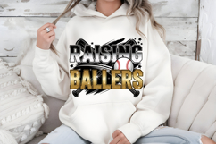 Raising Ballers PNG, Sports Mom Sublimation Product Image 7