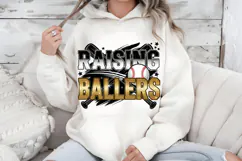 Raising Ballers PNG, Sports Mom Sublimation Product Image 7
