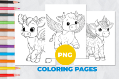 Bull with wings Coloring Pages | Coloring book Product Image 1