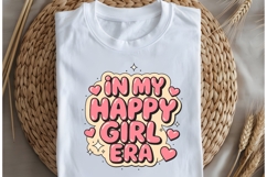 In my happy girl era png design for T-shirts Product Image 5