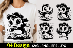 Cute Gamer Chick SVG PNG Product Image 1