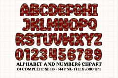 Thanksgiving Alphabet clipart, thanksgiving letters doodle Product Image 2