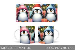 Cute Penguin Mug Design. Cute Penguin Sublimation Product Image 1