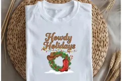 Howdy Holidays png design for T-shirts Product Image 5