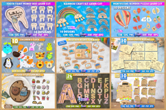 624 Kids Mega Bundle Laser Cut, Baby&amp;Children SVG, Nursery Product Image 8