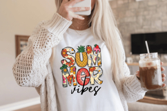 Summer vibes PNG sublimation |Beach &amp; Summer PNG T-Shirt Product Image 3
