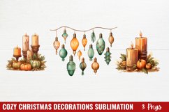 Cozy Christmas Decorations Sublimation Product Image 1