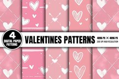 Valentines Day Digital Paper PNG Product Image 1