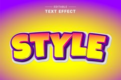 Editable Text Effect for Illustrator. Vector Graphic styles Product Image 1