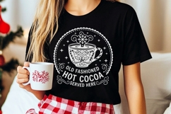 Old Fashioned Hot Cocoa Served Here Svg, Hot Chocolate Svg. Product Image 6