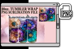 Sparkling Floral Tumbler Delights Product Image 1