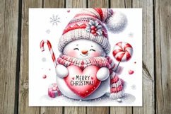 Xmas Snowman | 4 Christmas Skinny tumbler sublimation PLUS2 Product Image 4