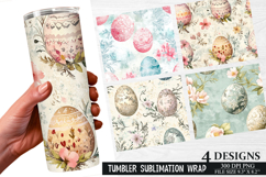 Easter Pattern Tumbler Wrap | Easter Tumbler Wrap Design Product Image 1