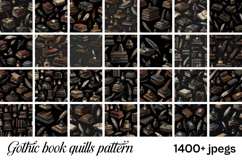 Gothic Digital Papers &amp; Cliparts Mega Bundle |Mystic vintage Product Image 11