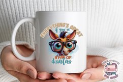 Funny Sarcasm Sublimation design PNG Quote Animal Product Image 2