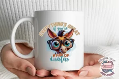 Funny Sarcasm Sublimation design PNG Quote Animal Product Image 2