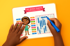 My Body Parts Flashcards for Early Learning Product Image 5